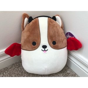 BNWT 8” Halloween Devil Reginald the Corgi Squishmallow
